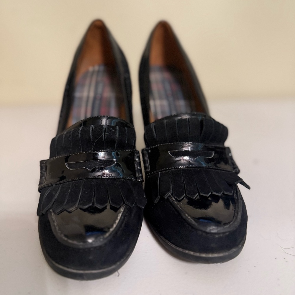 Tommy Hilfiger Black Patent Leather Loafers